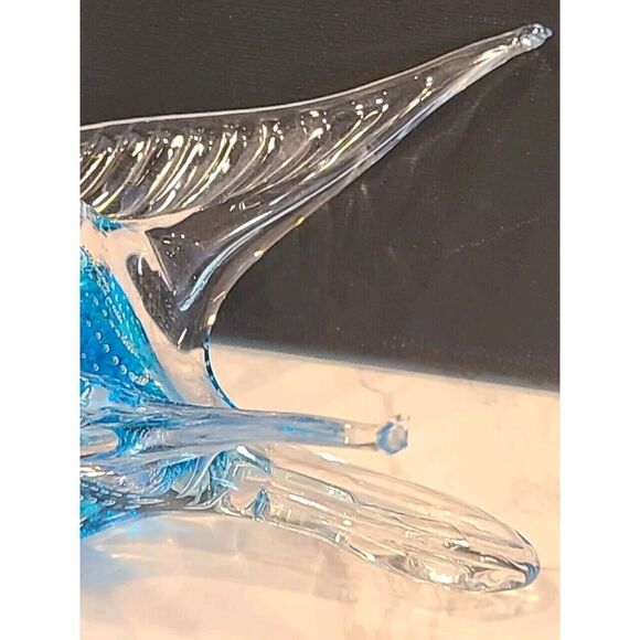 Vintage Mid Century FM Konstglas Style Glass Bird Controlled Bubbles Art Glass - Picture 5 of 15